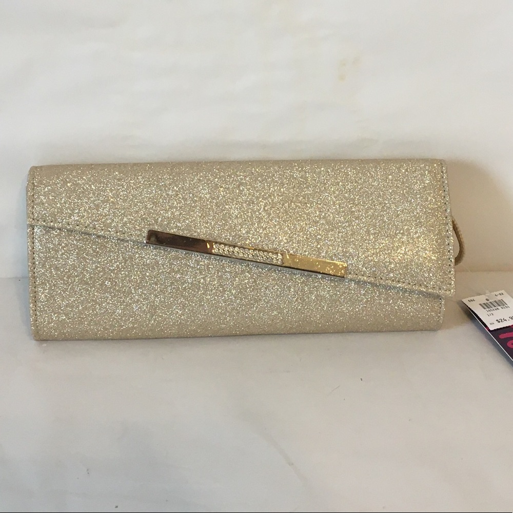 Fiona Sparkly Clutch with Strap